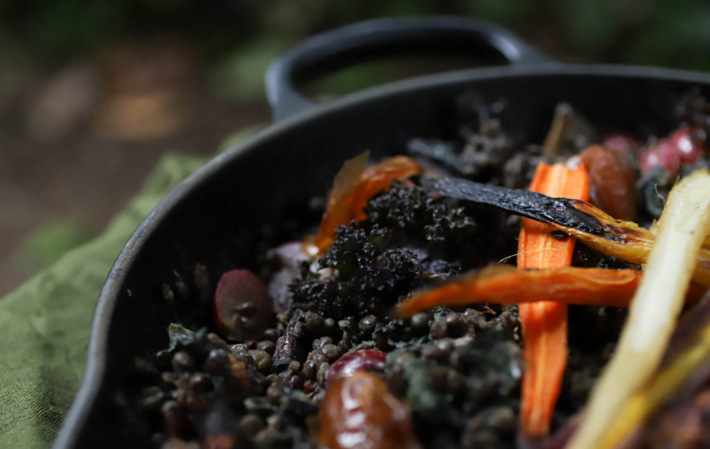 macro shot of crispy carrots